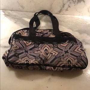 LeSportSac grey flower tote bag